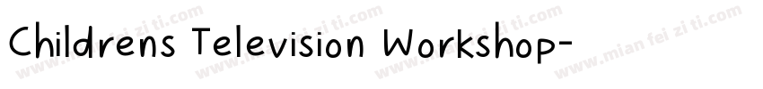 Childrens Television Workshop字体转换